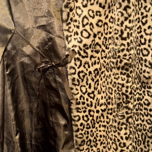 Calvin Klein Animal Print Jacket in Brown and Black Small - Picture 5 of 9